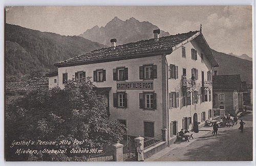 Stubaital, Gasthof u. Pension Alte Post, Mieders,ungel | eBay