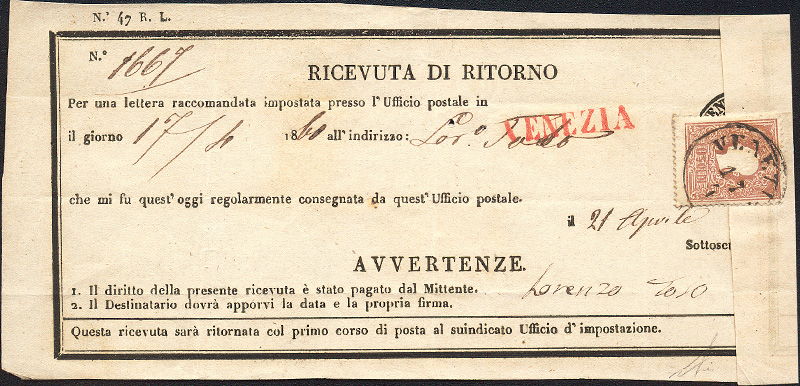 Lot 590 - LOMBARDY & VENETIA - Merkurphila OG Auction #36 Lot 590 - LOMBARDY & VENETIA - Merkurphila OG Auction #36