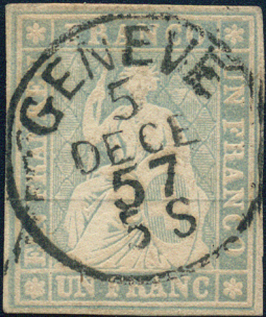 Lot 300 - Sitting Helvetia  -  Merkurphila OG Auction #36