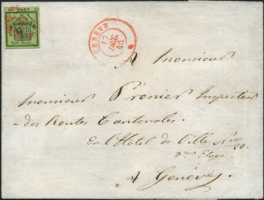 Lot 267 - Cantonal and federal stamps  -  Merkurphila OG Auction #36