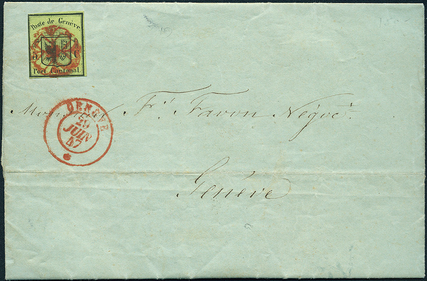 Lot 269 - Cantonal and federal stamps  -  Merkurphila OG Auction #36
