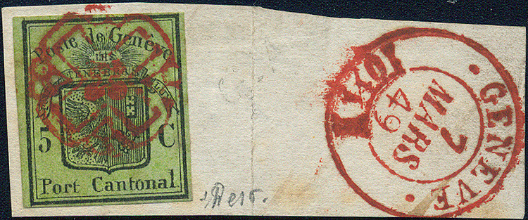 Lot 271 - Cantonal and federal stamps  -  Merkurphila OG Auction #36