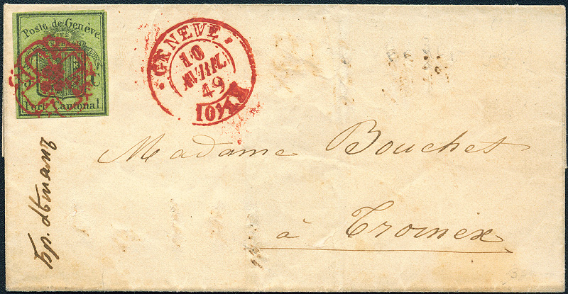 Lot 270 - Cantonal and federal stamps  -  Merkurphila OG Auction #36