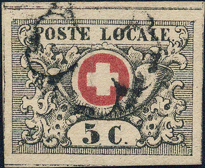 Lot 281 - Cantonal and federal stamps  -  Merkurphila OG Auction #36