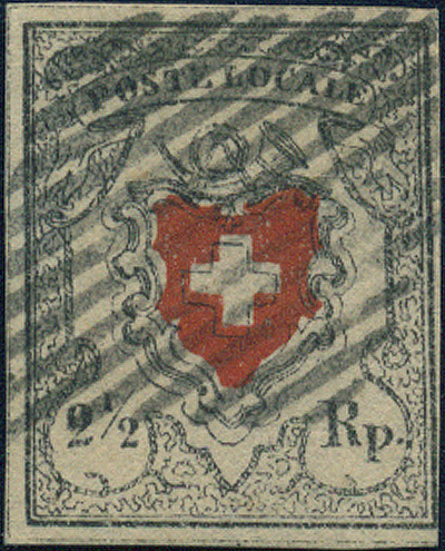 Lot 287 - Cantonal and federal stamps  -  Merkurphila OG Auction #36