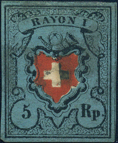Lot 289 - Cantonal and federal stamps  -  Merkurphila OG Auction #36