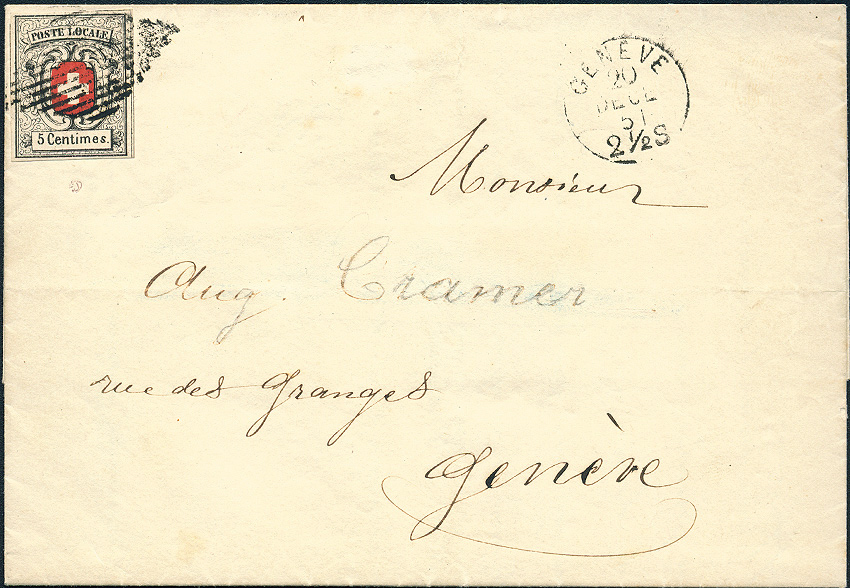 Lot 282 - Cantonal and federal stamps  -  Merkurphila OG Auction #36