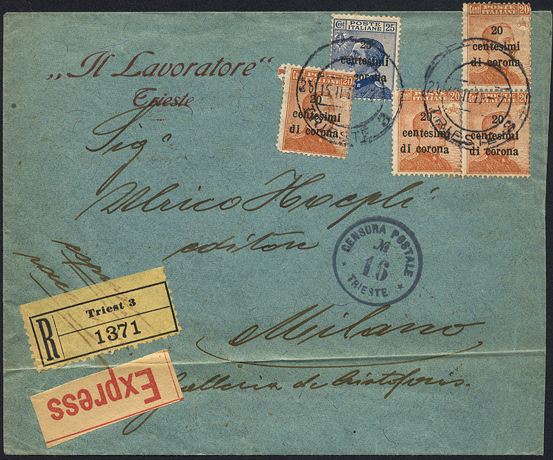 Lot 728 - Italien provisionals, post offices abroad and colonies  -  Merkurphila OG Auction #36