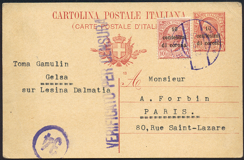Lot 722 - Italien provisionals, post offices abroad and colonies  -  Merkurphila OG Auction #36