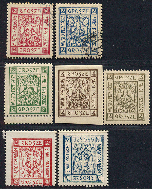 Lot 772 - Polish local issues and related fields  -  Merkurphila OG Auction #36