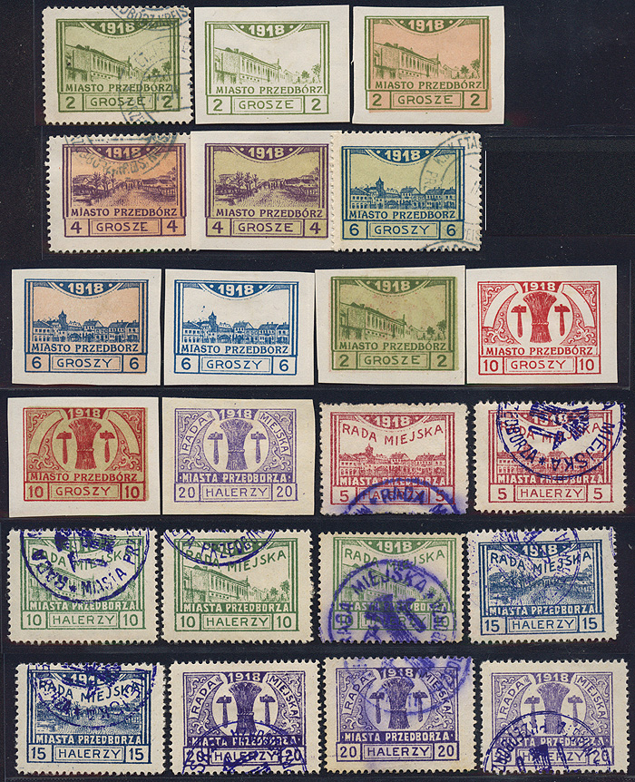 Lot 774 - Polish local issues and related fields  -  Merkurphila OG Auction #36
