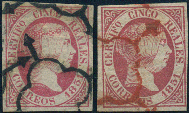 Lot 906 - Kingdom of Spain 1850 - 1873  -  Merkurphila OG Auction #36