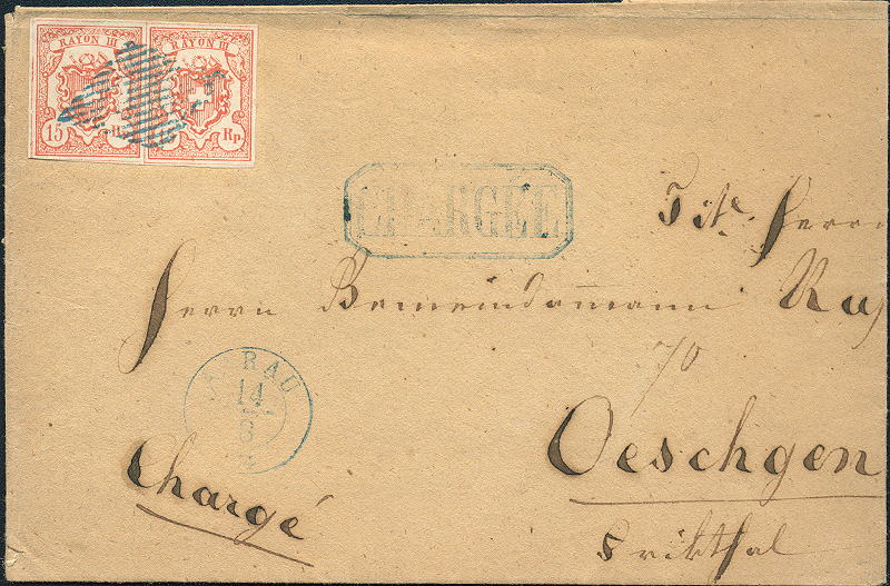 Lot 294 - Cantonal and federal stamps  -  Merkurphila OG Auction #36