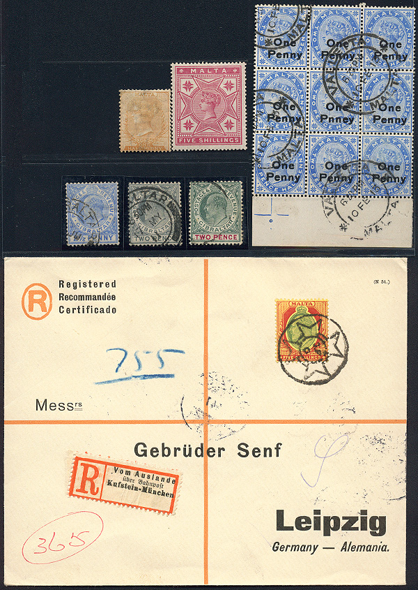 Lot 1106 - Malta  -  Merkurphila OG Auction #36