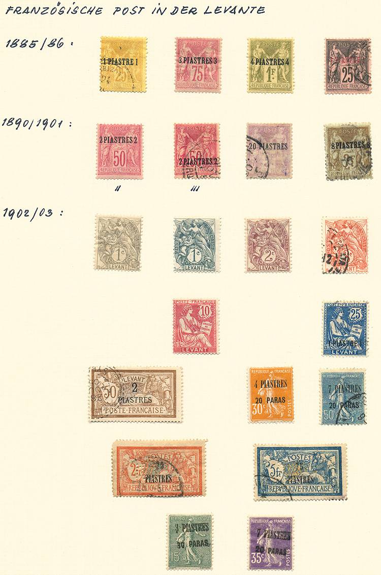 Lot 520 - French Colonies and Post Offices Abroad  -  Merkurphila OG Auction #36