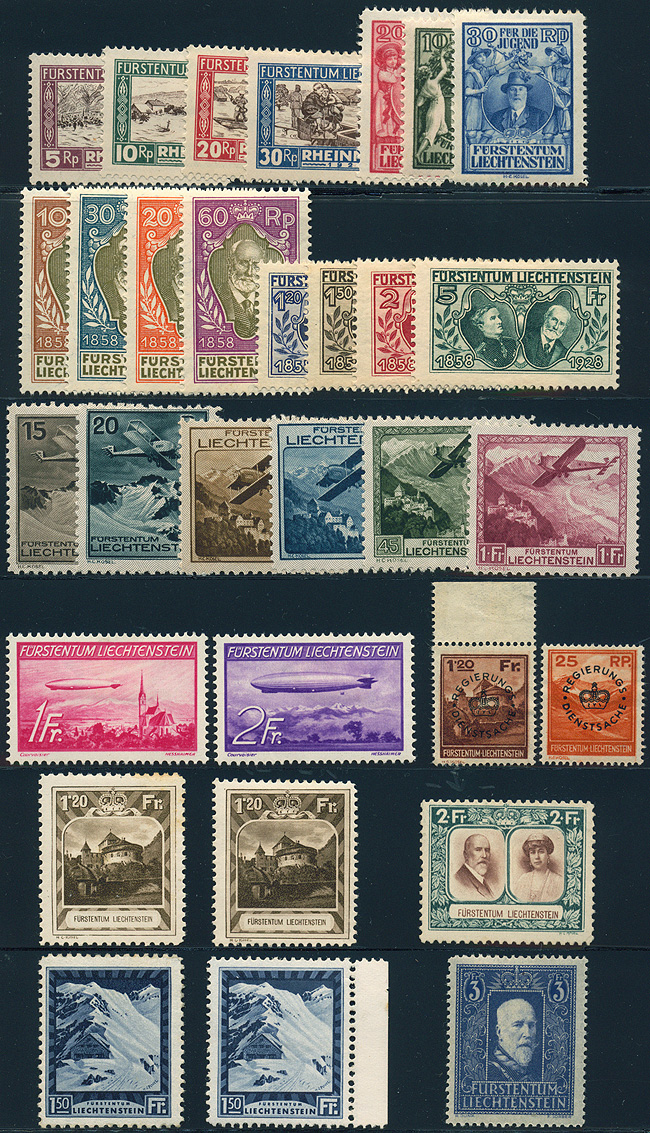 Lot 316 - Liechtenstein 1919- today  -  Merkurphila OG Auction #36