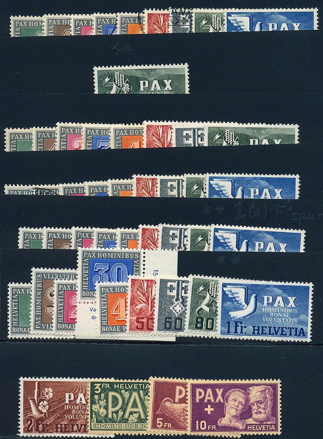Lot 306 - Switzerland  -  Merkurphila OG Auction #36