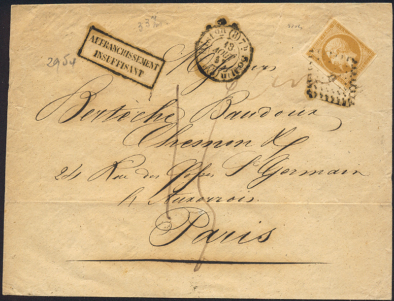 Lot 396 - Empire 1849-1870  -  Merkurphila OG Auction #36