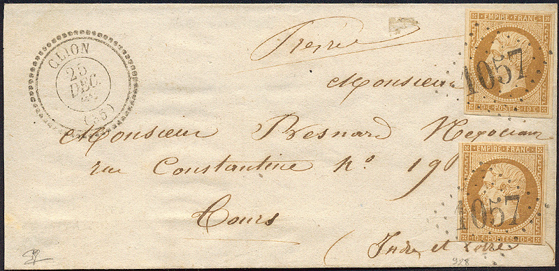 Lot 437 - Empire 1849-1870 - Merkurphila OG Auction #36 Lot 437 - Empire 1849-1870 - Merkurphila OG Auction #36