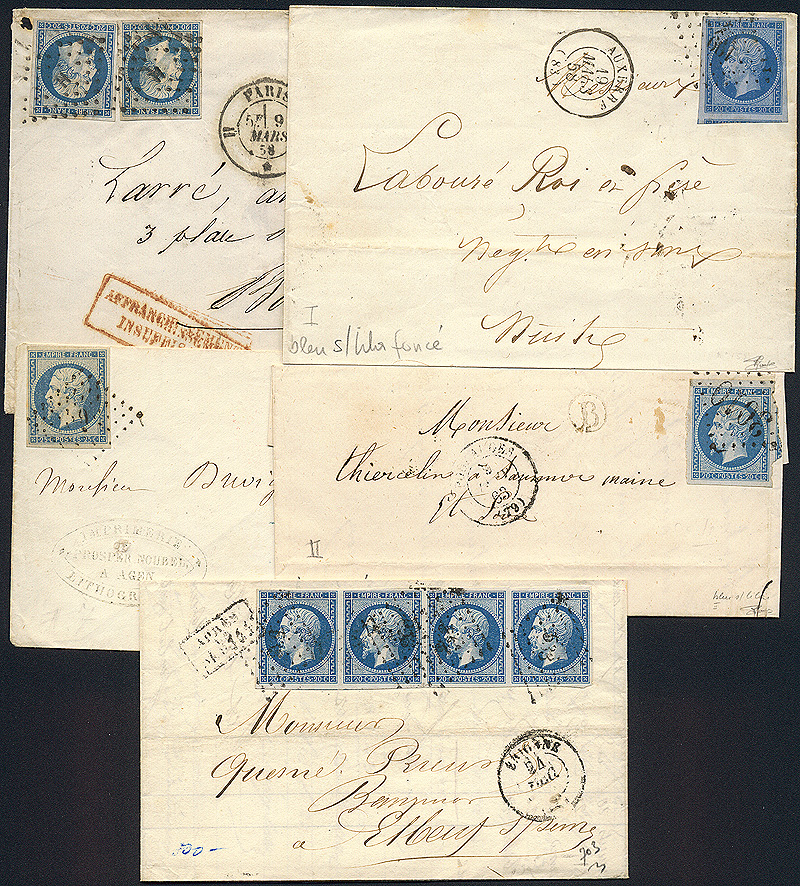 Lot 404 - Empire 1849-1870  -  Merkurphila OG Auction #36
