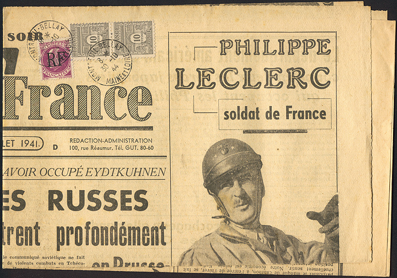 Lot 488 - France during Second World War and post-war period 1940-1947  -  Merkurphila OG Auction #36