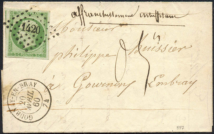 Lot 416 - Empire 1849-1870  -  Merkurphila OG Auction #36