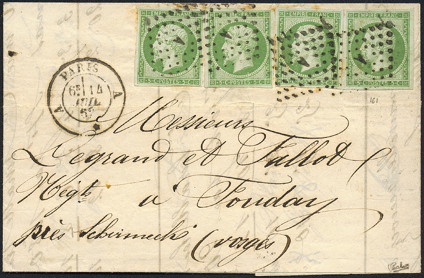 Lot 436 - Empire 1849-1870 - Merkurphila OG Auction #36 Lot 436 - Empire 1849-1870 - Merkurphila OG Auction #36