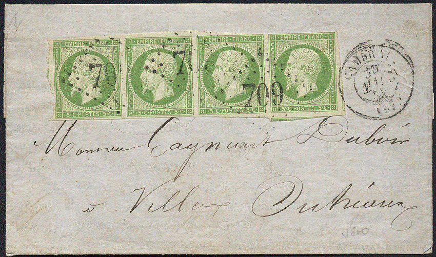 Lot 446 - Empire 1849-1870 - Merkurphila OG Auction #36 Lot 446 - Empire 1849-1870 - Merkurphila OG Auction #36