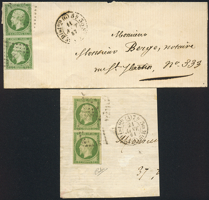Lot 397 - Empire 1849-1870  -  Merkurphila OG Auction #36