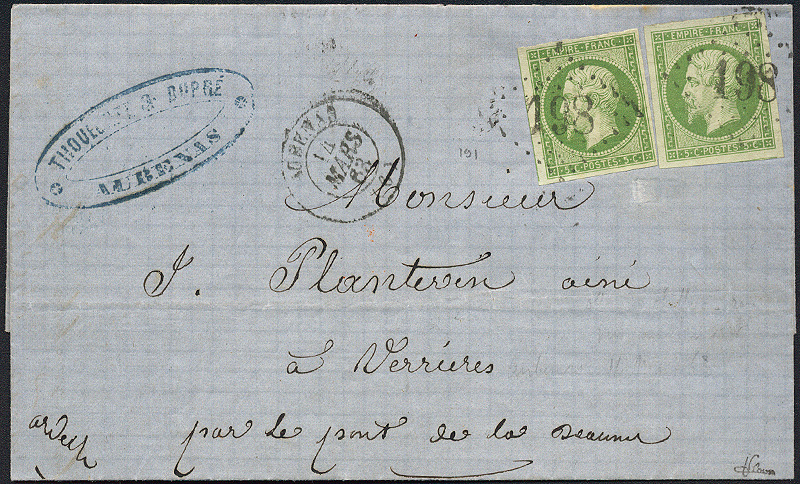 Lot 445 - Empire 1849-1870 - Merkurphila OG Auction #36 Lot 445 - Empire 1849-1870 - Merkurphila OG Auction #36