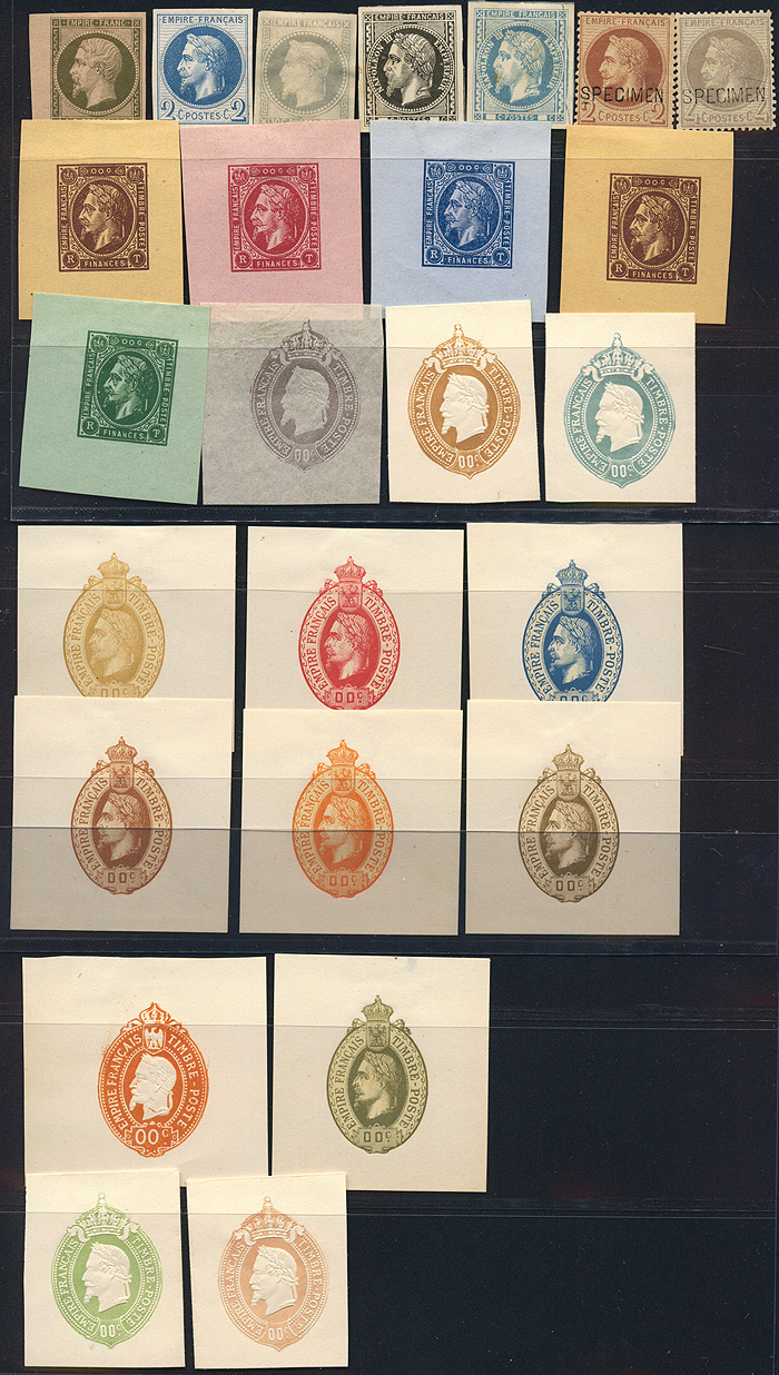 Lot 449 - Empire 1849-1870 - Merkurphila OG Auction #36 Lot 449 - Empire 1849-1870 - Merkurphila OG Auction #36