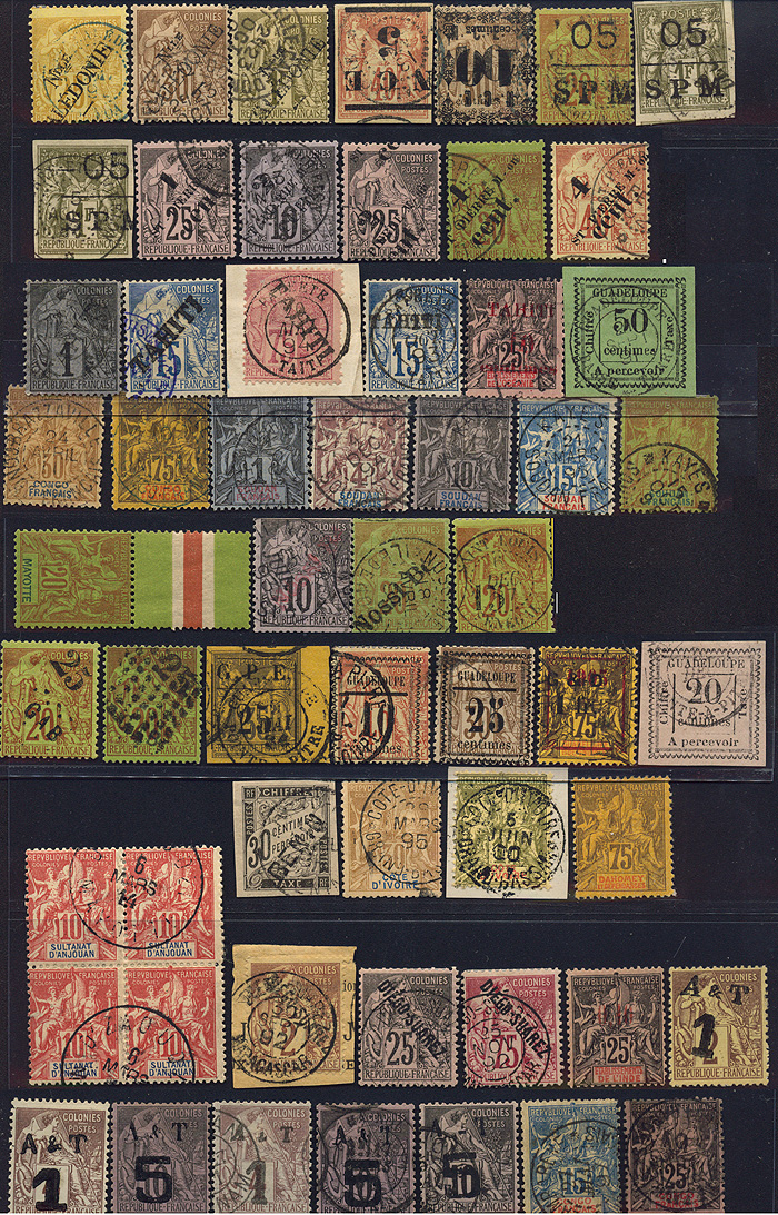 Lot 504 - French Colonies and Post Offices Abroad  -  Merkurphila OG Auction #36