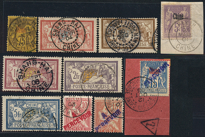 Lot 490 - French Colonies and Post Offices Abroad  -  Merkurphila OG Auction #36