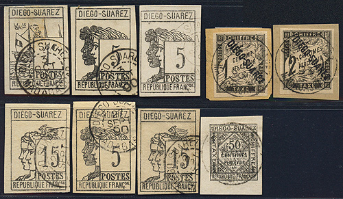 Lot 494 - French Colonies and Post Offices Abroad  -  Merkurphila OG Auction #36