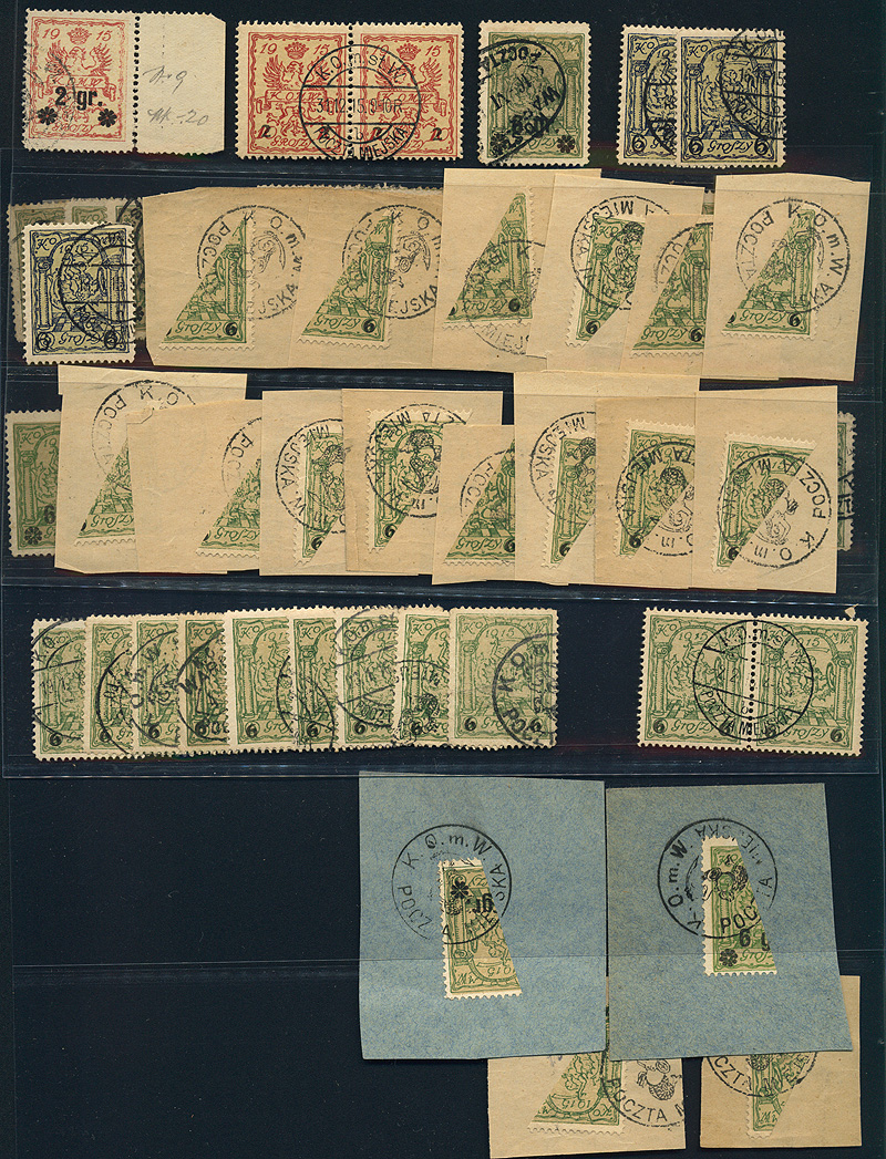 Lot 768 - Polish local issues and related fields  -  Merkurphila OG Auction #36