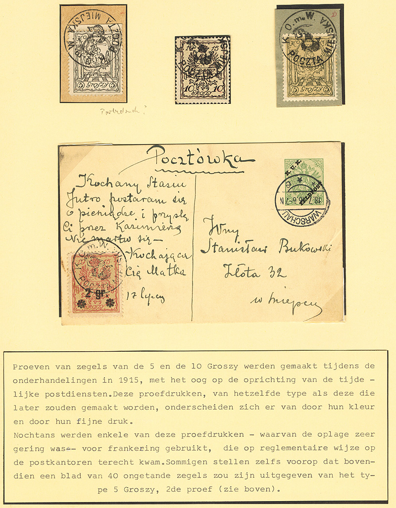 Lot 779 - Polish local issues and related fields  -  Merkurphila OG Auction #36