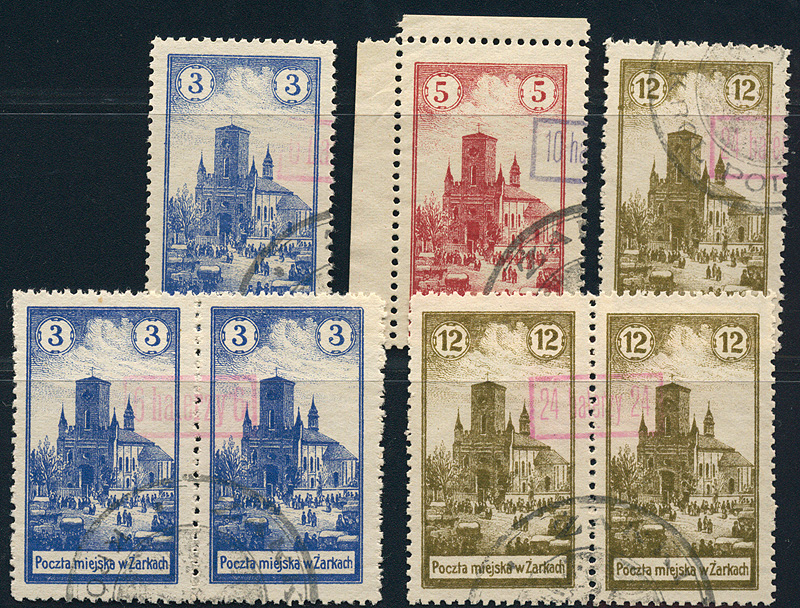 Lot 806 - Polish local issues and related fields - Merkurphila OG Auction #36 Lot 806 - Polish local issues and related fields - Merkurphila OG Auction #36