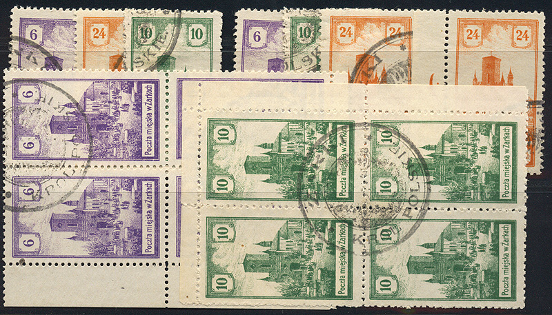 Lot 809 - Polish local issues and related fields - Merkurphila OG Auction #36 Lot 809 - Polish local issues and related fields - Merkurphila OG Auction #36