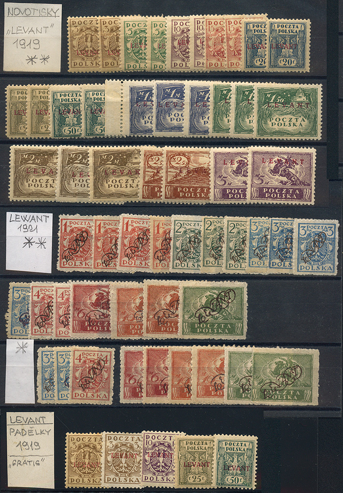 Lot 819 - Polish post in Levante  -  Merkurphila OG Auction #36