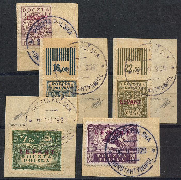 Lot 818 - Polish post in Levante  -  Merkurphila OG Auction #36
