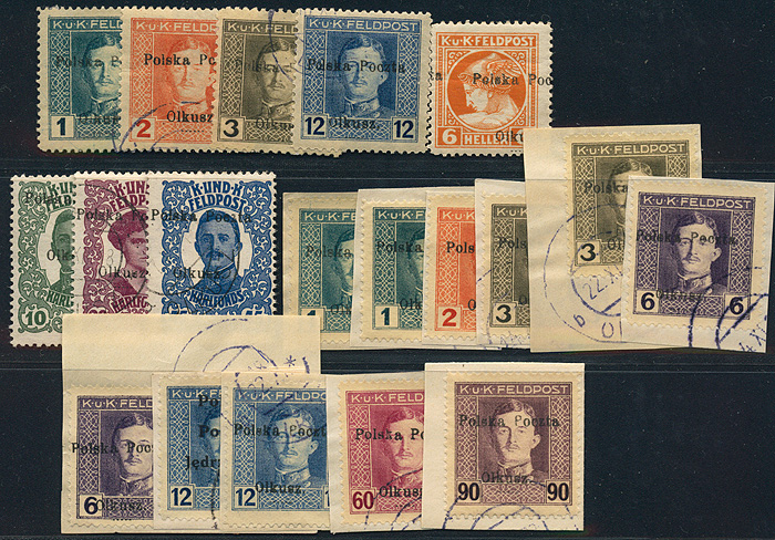Lot 790 - Polish local issues and related fields  -  Merkurphila OG Auction #36