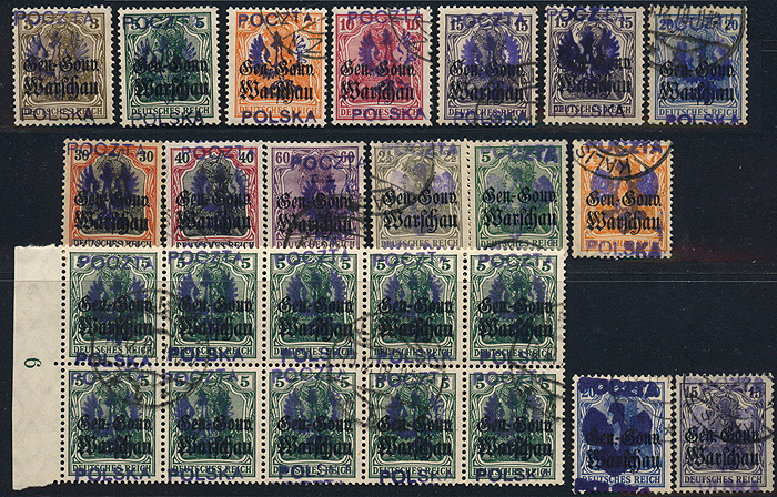Lot 785 - Polish local issues and related fields  -  Merkurphila OG Auction #36