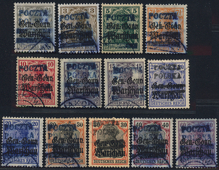 Lot 813 - Polish local issues and related fields - Merkurphila OG Auction #36 Lot 813 - Polish local issues and related fields - Merkurphila OG Auction #36