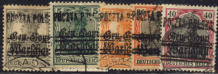 Lot 795 - Polish local issues and related fields  -  Merkurphila OG Auction #36