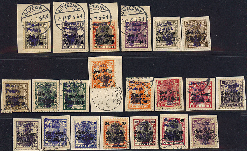 Lot 777 - Polish local issues and related fields  -  Merkurphila OG Auction #36