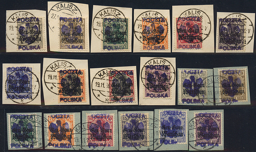 Lot 784 - Polish local issues and related fields  -  Merkurphila OG Auction #36