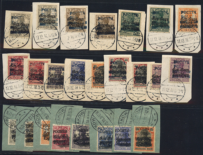 Lot 788 - Polish local issues and related fields  -  Merkurphila OG Auction #36