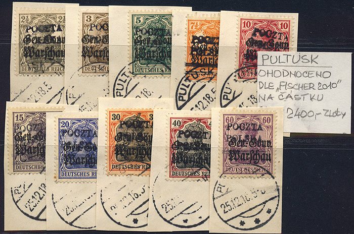 Lot 794 - Polish local issues and related fields  -  Merkurphila OG Auction #36