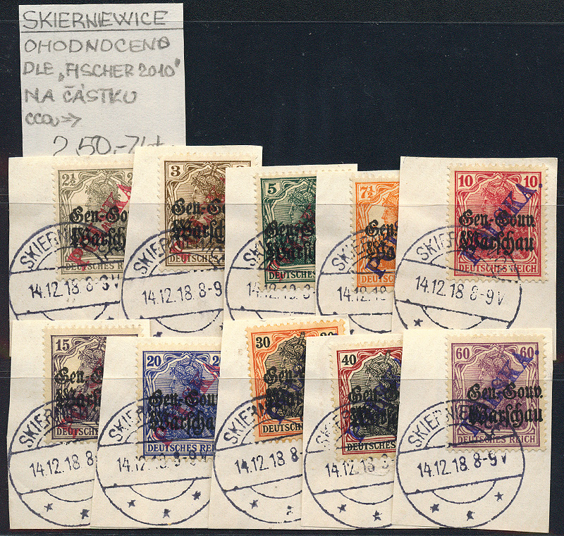 Lot 797 - Polish local issues and related fields  -  Merkurphila OG Auction #36