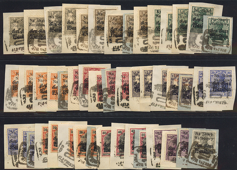 Lot 800 - Polish local issues and related fields  -  Merkurphila OG Auction #36